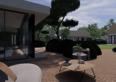 ontwerp Villa tuin